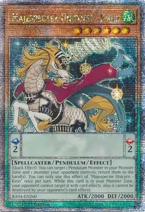 Majespecter Unicorn - Kirin (Quarter Century Secret Rare) — Quarter Century Stampede