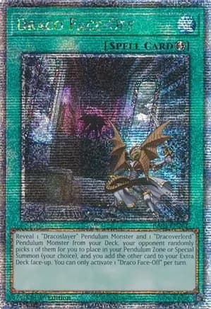 Draco Face-Off (Quarter Century Secret Rare) — Quarter Century Stampede