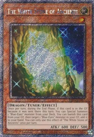 The White Stone of Ancients (Platinum Secret Rare) — Quarter Century Stampede