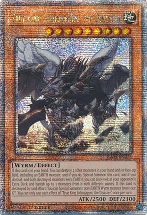 True King Lithosagym, the Disaster (Quarter Century Secret Rare) — Quarter Century Stampede