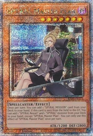 SPYRAL Master Plan (Quarter Century Secret Rare) — Quarter Century Stampede
