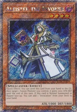 Aleister the Invoker (Platinum Secret Rare) — Quarter Century Stampede
