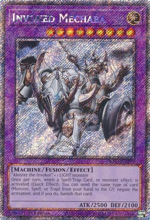 Invoked Mechaba (Platinum Secret Rare) — Quarter Century Stampede