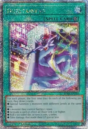 Dueltaining (Quarter Century Secret Rare) — Quarter Century Stampede