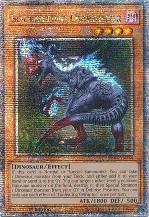 Souleating Oviraptor (Quarter Century Secret Rare) — Quarter Century Stampede