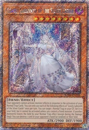 Lovely Labrynth of the Silver Castle (Platinum Secret Rare) — Quarter Century Stampede