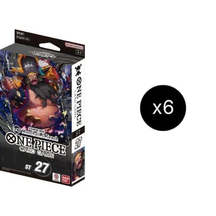 Starter Deck 27: BLACK Marshall.D.Teach Display — Starter Deck 27: BLACK Marshall.D.Teach