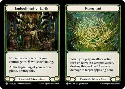 Runechant // Embodiment of Lightning // Embodiment of Earth — Rosetta