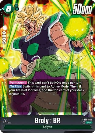 Broly : BR - FB06-063 — Rivals Clash Dragon Ball Super: Fusion World card by NAKAMURA