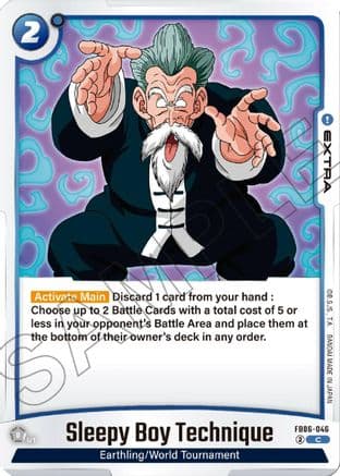 Sleepy Boy Technique — Rivals Clash