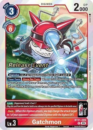 Gatchmon — World Convergence Release Event Cards