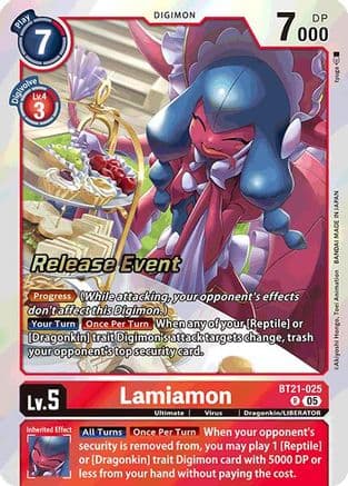 Lamiamon — World Convergence Release Event Cards