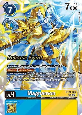 Magnamon — World Convergence Release Event Cards