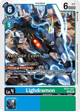 Lighdramon — World Convergence Release Event Cards