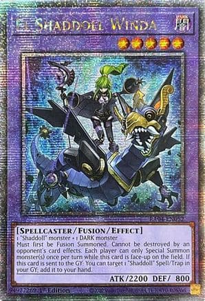 El Shaddoll Winda (Quarter Century Secret Rare) — Quarter Century Stampede