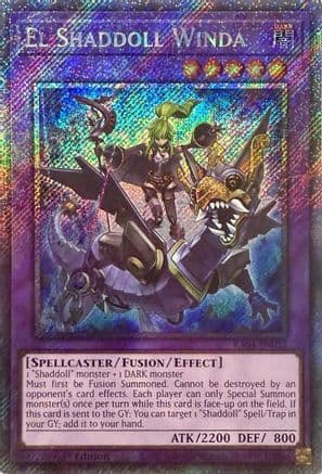 El Shaddoll Winda (Platinum Secret Rare) — Quarter Century Stampede