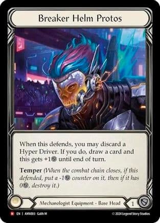Breaker Helm Protos — Armory Deck: Maxx Nitro
