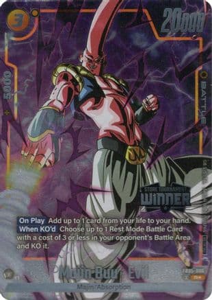Majin Buu : Evil (Tournament Pack -Winner- 06) — Tournament and Championship Promos