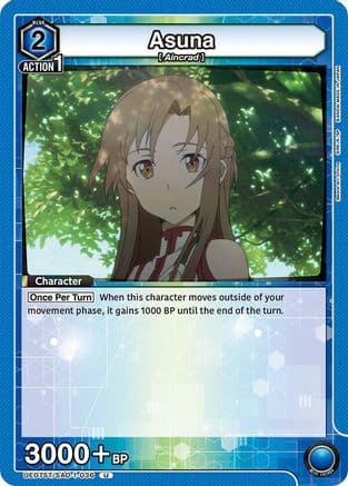 Asuna (036) — UE07ST: Sword Art Online Starter Deck