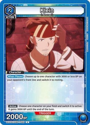 Klein — UE07ST: Sword Art Online Starter Deck