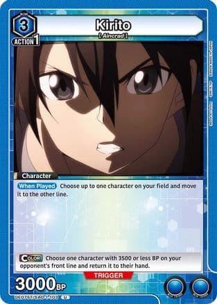 Kirito (103) — Union Arena card