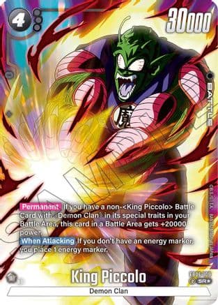 King Piccolo - FB06-109 (Alternate Art) — Rivals Clash