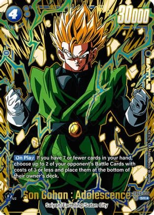 Son Gohan : Adolescence (Alternate Art) — Raging Roar Alternate Art Reprints