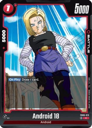 Android 18 - FB06-013 — Rivals Clash