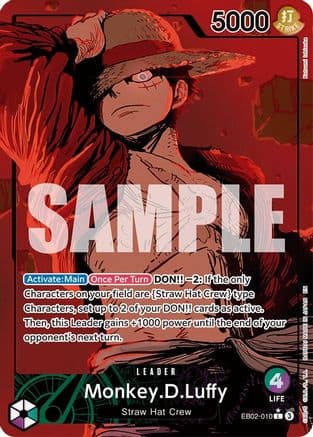 Monkey.D.Luffy (010) (Alternate Art) — Extra Booster: Anime 25th Collection