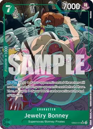 Jewelry Bonney (Alternate Art) — Extra Booster: Anime 25th Collection