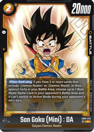 Son Goku (Mini) : DA - FB06-079 — Rivals Clash