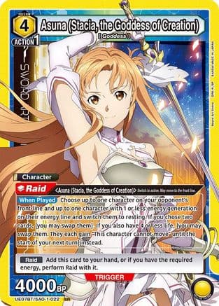 Asuna (Stacia, the Goddess of Creation) (022) — UE07BT: Sword Art Online