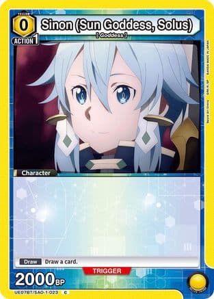 Sinon (Sun Goddess, Solus) (023) — UE07BT: Sword Art Online