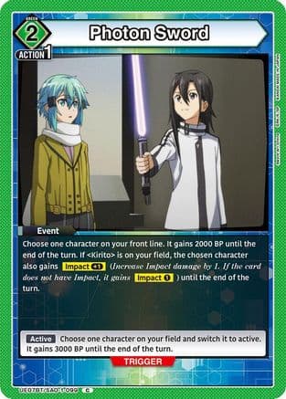Photon Sword — UE07BT: Sword Art Online