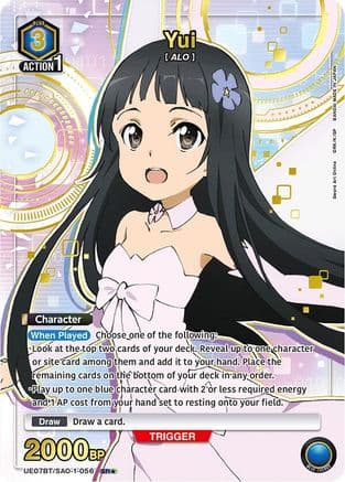 Yui (056) (SR*) — UE07BT: Sword Art Online