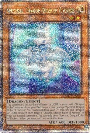 Spectral, Dragon Ruler of Flickers (Quarter Century Secret Rare) — Alliance Insight