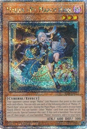 Maliss P March Hare (Quarter Century Secret Rare) — Yu-Gi-Oh! card