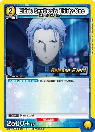 Eldrie Synthesis Thirty-One — UE07BT: Sword Art Online Release Event Cards