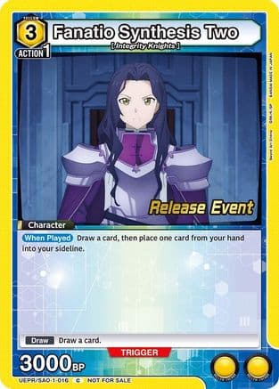 Fanatio Synthesis Two — UE07BT: Sword Art Online Release Event Cards