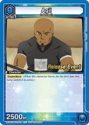 Agil — UE07BT: Sword Art Online Release Event Cards