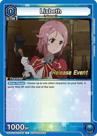 Lisbeth (047) — UE07BT: Sword Art Online Release Event Cards