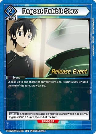 Ragout Rabbit Stew — UE07BT: Sword Art Online Release Event Cards