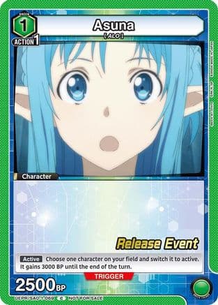 Asuna (069) — UE07BT: Sword Art Online Release Event Cards