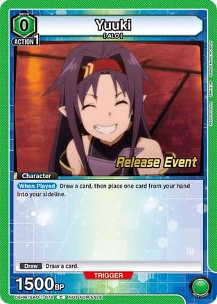 Yuuki (078) — UE07BT: Sword Art Online Release Event Cards