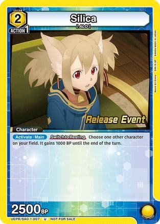 Silica (007) — UE07BT: Sword Art Online Release Event Cards