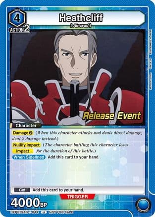 Heathcliff — UE07BT: Sword Art Online Release Event Cards