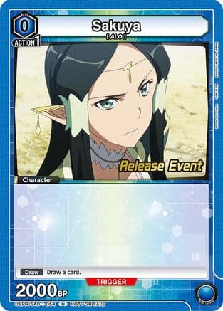Sakuya — UE07BT: Sword Art Online Release Event Cards
