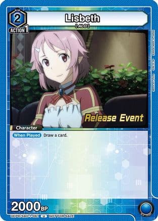 Lisbeth (061) — UE07BT: Sword Art Online Release Event Cards