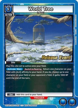 World Tree — UE07BT: Sword Art Online Release Event Cards