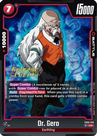 Dr. Gero — Rivals Clash Release Event Cards